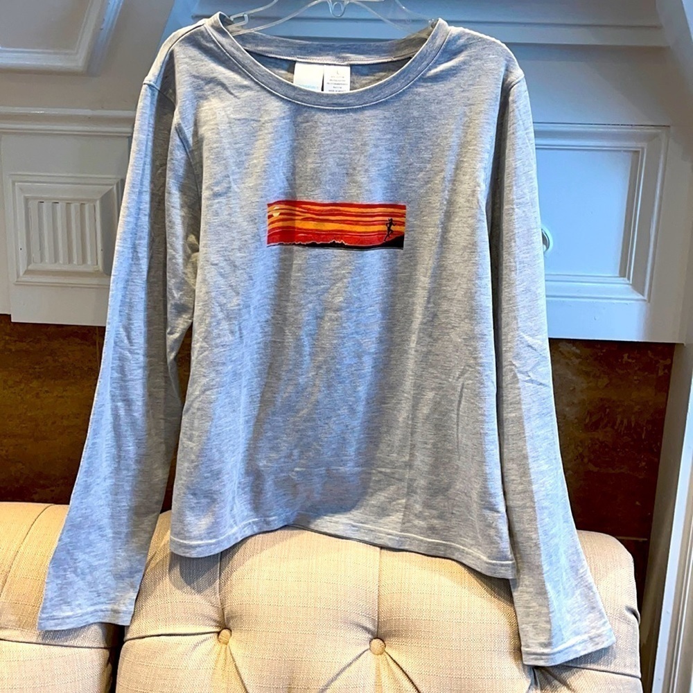 Prospirit Crew neck Ling sleeve T-Shirt. Sz L